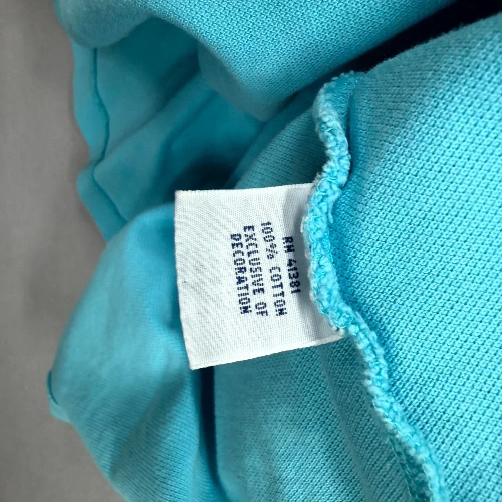 Polo Ralph Lauren Polo Shirt Mens Tall 2XL Turquoise Blue‎ Pony Logo Performance